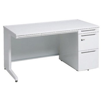 アドバンス 右片袖 中央引出し付(A3対応) 標準タイプ ダイヤル錠タイプ L脚 オカムラ(岡村製作所)