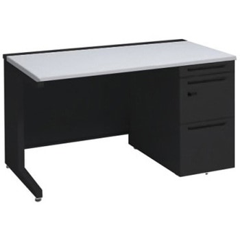 アドバンス 右片袖 中央引出し無 標準タイプ ダイヤル錠タイプ L脚 オカムラ(岡村製作所)