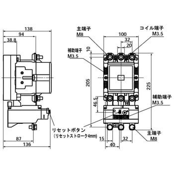 SW-N6 標準形電磁開閉器(ケースカバーなし) 1個 富士電機 【通販 