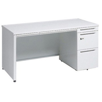 アドバンス 右片袖 中央引出し付(A3対応) コンセント対応タイプ ダイヤル錠タイプ パネル脚 オカムラ(岡村製作所)