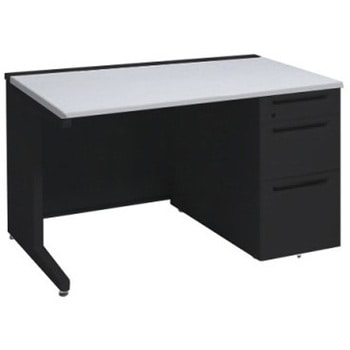 アドバンス 右片袖3段B5 中央引出し無 標準タイプ L脚 オカムラ(岡村製作所)