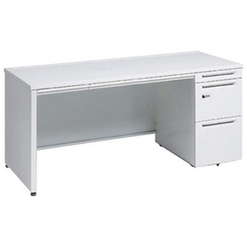 アドバンス 右片袖 中央引出し付(A3対応) 標準タイプ ダイヤル錠タイプ パネル脚 オカムラ(岡村製作所)