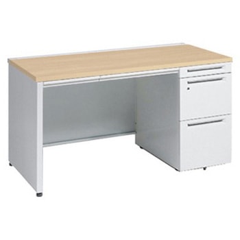 アドバンス 右片袖 中央引出し付(A3対応) 標準タイプ パネル脚 オカムラ(岡村製作所)