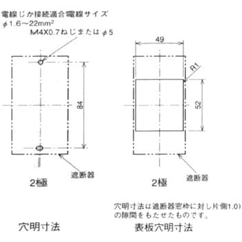 分電盤・制御盤用遮断器 ノーヒューズ遮断器 NF-KCシリーズ 三菱 分電盤・制御盤用遮断器 ノーヒューズ遮断器 NF-KCシリーズ 三菱