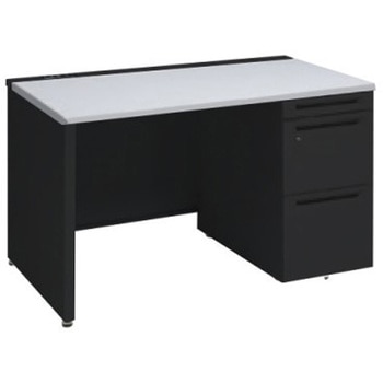 アドバンス 右片袖 中央引出し無 コンセント対応タイプ パネル脚 オカムラ(岡村製作所)