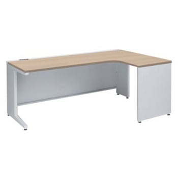 アドバンス L型右用引出無 配線カバーコンセント対応タイプ L脚 オカムラ(岡村製作所)