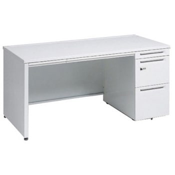 アドバンス 右片袖 中央引出し付(A3対応) 標準タイプ ダイヤル錠タイプ パネル脚 オカムラ(岡村製作所)