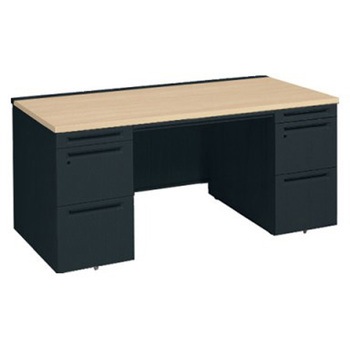 アドバンス 両袖机 中央引出し付(A3対応) スタンダードタイプ オカムラ(岡村製作所)