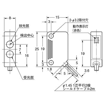 SU-7/SS-A5 センサヘッド - パナソニック インダストリー(パナソニック デバイスSUNX)