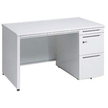 アドバンス 右片袖 中央引出し付(A3対応) 標準タイプ ダイヤル錠タイプ パネル脚 オカムラ(岡村製作所)