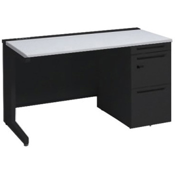 アドバンス 右片袖 中央引出し無 コンセント対応 ダイヤル錠タイプ L脚 オカムラ(岡村製作所)