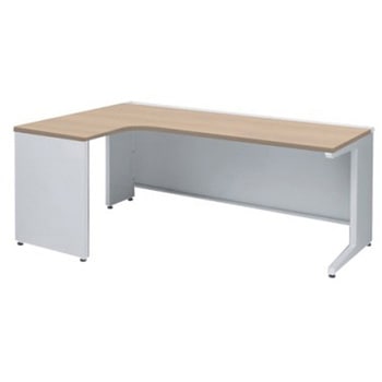 アドバンス L型左用引出無 配線カバー標準タイプ L脚 オカムラ(岡村製作所)