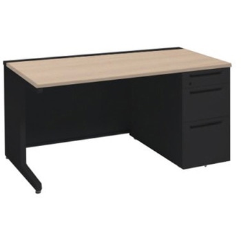 アドバンス 右片袖3段B5 中央引出し無 標準タイプ L脚 オカムラ(岡村製作所)