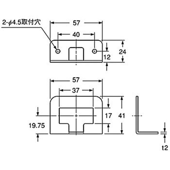 DP5/DP4 コントローラ取付金具 パナソニック インダストリー(パナソニック デバイスSUNX)