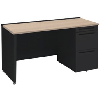 アドバンス 右片袖 中央引出し無 標準タイプ パネル脚 オカムラ(岡村製作所)