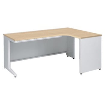 アドバンス L型右用引出付(A3対応) 配線カバーコンセント対応タイプ L脚 オカムラ(岡村製作所)