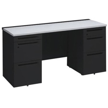 アドバンス 両袖机 3段B5 中央引出し無 スタンダードタイプ オカムラ(岡村製作所)