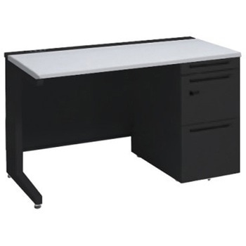 アドバンス 右片袖 中央引出し無 コンセント対応 ダイヤル錠タイプ L脚 オカムラ(岡村製作所)