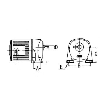 爆買い安いO-197　ニッセイ　ギアモーター　G3LM-40-50-150　平行軸　インダクション その他