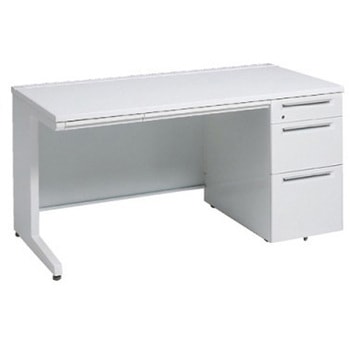 アドバンス 右片袖3段B5 中央引出し付(A3対応) 標準タイプ L脚 オカムラ(岡村製作所)