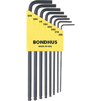 BLX8 ボールポイント・レンチインチセット BONDHUS L型 - 【通販