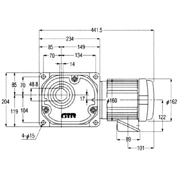 ニッセイ ギアモータ 中空軸 FS35N20-MM04TWNTN 0.4kW 三相400V 標準ブレーキ無 ニッセイ ギアモータ 中空軸 FS35N120-MM04TNNTB2 0.4kW 三