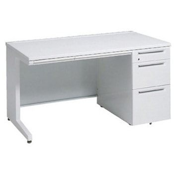 アドバンス 右片袖3段B5 中央引出し付(A3対応) 標準タイプ L脚 オカムラ(岡村製作所)