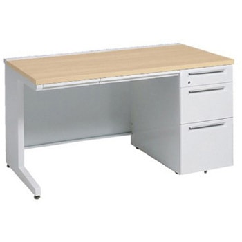 アドバンス 右片袖3段B5 中央引出し付(A3対応) 標準タイプ L脚 オカムラ(岡村製作所)