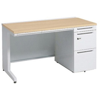 アドバンス 右片袖 中央引出し付(A3対応) 標準タイプ ダイヤル錠タイプ L脚 オカムラ(岡村製作所)