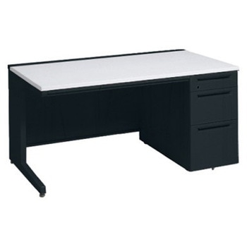 アドバンス 右片袖3段B5 中央引出し付(A3対応) コンセント対応タイプ L脚 オカムラ(岡村製作所)