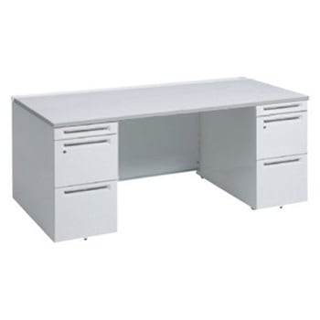 アドバンス 両袖机 中央引出し無 スタンダードタイプ オカムラ(岡村製作所)