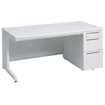 アドバンス 右片袖3段B5 中央引出し付(A3対応) 標準タイプ L脚 オカムラ(岡村製作所)