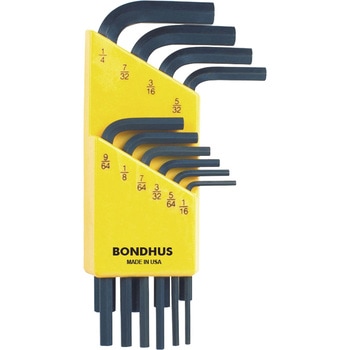 六角ショート インチ10pcs． BONDHUS