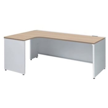 アドバンス L型左用引出無 配線カバーコンセント対応タイプ パネル脚 オカムラ(岡村製作所)