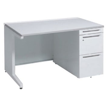 アドバンス 右片袖 中央引出し無 標準タイプ L脚 オカムラ(岡村製作所)