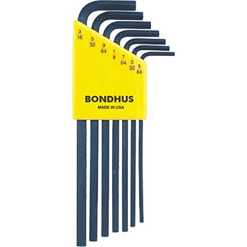 六角ロング インチ7pcs BONDHUS