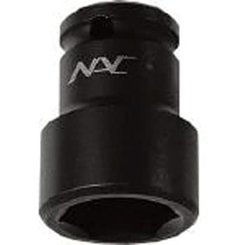 326 ソケット ショートタイプ 6PT 差込角9．52x対辺26mm 1個 NAC(長堀