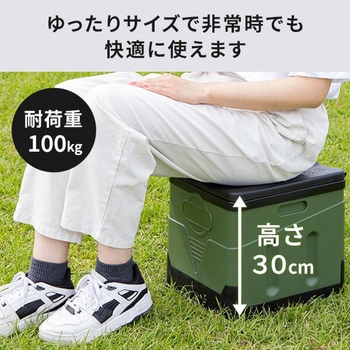 折りたたみ簡易トイレ 処理袋1ロール(12枚) 非常用 トイレセット マリン商事