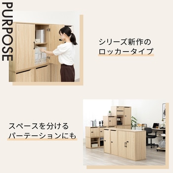 組立式木製収納ロッカー Asmix(アスカ)