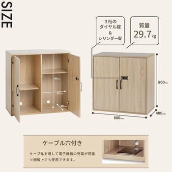 組立式木製収納ロッカー Asmix(アスカ)