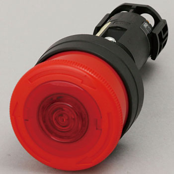 HW1E-LV411Q4R Φ22 HWシリーズ非常停止用LED押ボタンスイッチ 1 HW1E-LV411Q4R Φ22 HWシリーズ非常停止用LED押ボタンスイッチ 1