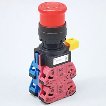 Φ22 HWシリーズ非常停止用押ボタンスイッチ プッシュロック