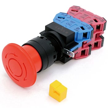 Φ22 HWシリーズ非常停止用押ボタンスイッチ プッシュロックリターンリセットスイッチ IDEC(和泉電気)