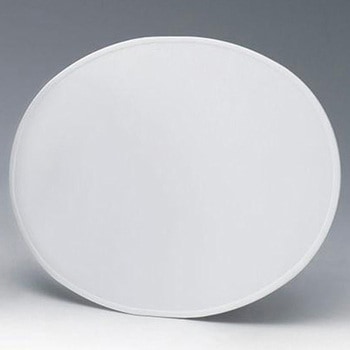 [ケンジマン] プレート 305-3521 ゼッケンプレート オーバル ホワイト 305-3521 1個