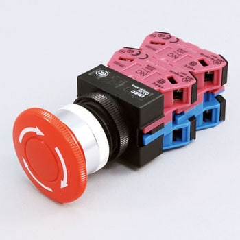 Φ22 TWシリーズ押ボタンスイッチ 大形ブッシュロックターンリセット IDEC(和泉電気)