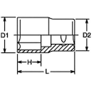 18301M-41 薄肉インパクトディープソケット 1個 コーケン Ko-ken (山下