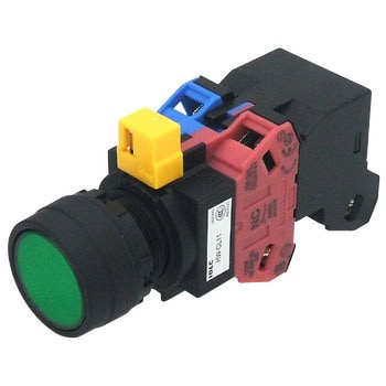 HWシリーズ 照光押ボタンスイッチΦ22 (丸平形 LED)(モメンタリ形) IDEC(和泉電気)