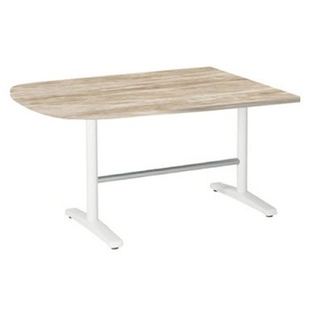 87AFEL MET4 Livesミーティングテーブル T字脚天板固定/台形 1500×900×720 オカムラ(岡村製作所) 06924325