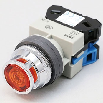 Φ25 TWSシリーズ照光押ボタンスイッチ (突形フルガード付 LED) IDEC(和泉電気)