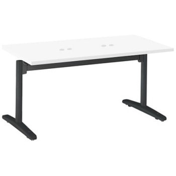 Livesミーティングテーブル T字脚天板フラップ/矩形 1500×750×720 CU付 オカムラ(岡村製作所)